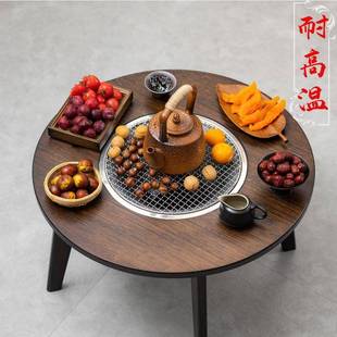 飘窗炉TDU小桌子炕桌榻榻米茶桌小茶几炕几日式围炉茶围桌煮茶高