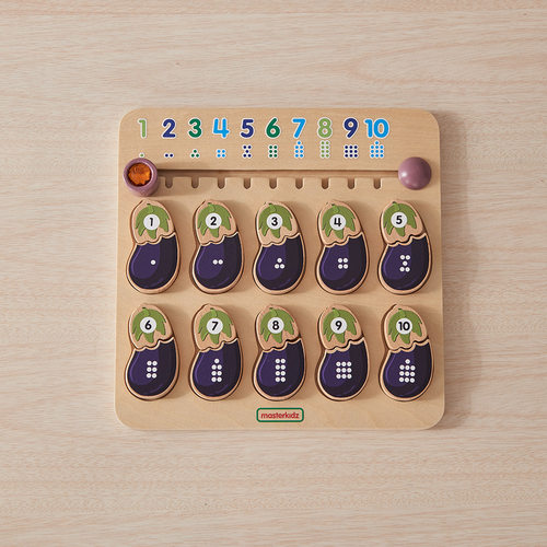 幼儿园早教益智数与量教具茄子