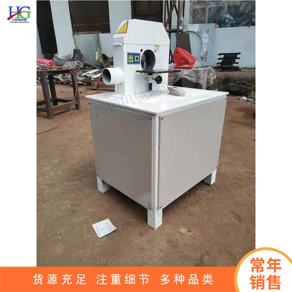 小型立式50弯管抛光机 圆管表面砂光机 椭圆扁管打磨除锈机