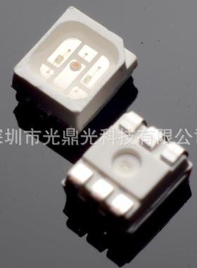 高灯3528RGNLHGB6脚3528三色透明珠亮2835RB红绿蓝全彩六脚led
