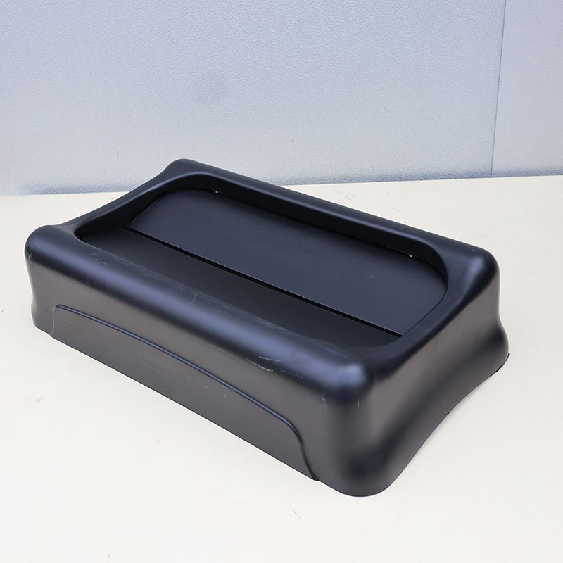 rubbermid乐柏美环保87L分类垃圾桶/废物桶黑灰米三色FG0