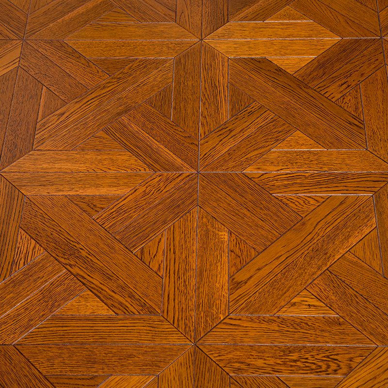 橡木拼花地板实木多层复合新三层实木地热地暖客厅卧室E0过道吊顶