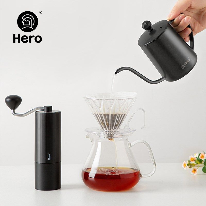 Hero手冲咖啡壶pctg滤杯套装咖啡器具套装手冲滤杯手摇磨豆机咖啡