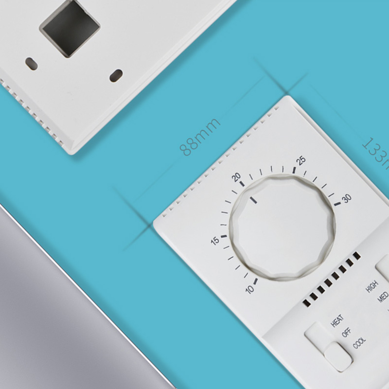 海际电工 BC108机械式旋钮温控器 中央空调风机盘管控制开关面板