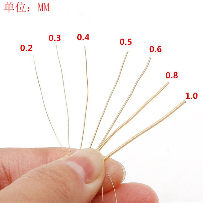 保色手工diy细串珠铜丝软线引线钢丝缠花铜丝线绕线造型线材料包