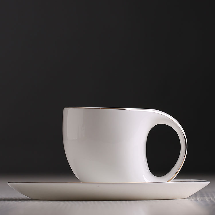 莲之莲 下午茶茶具咖啡具 创意骨瓷咖啡杯碟陶瓷水杯茶杯咖啡杯子