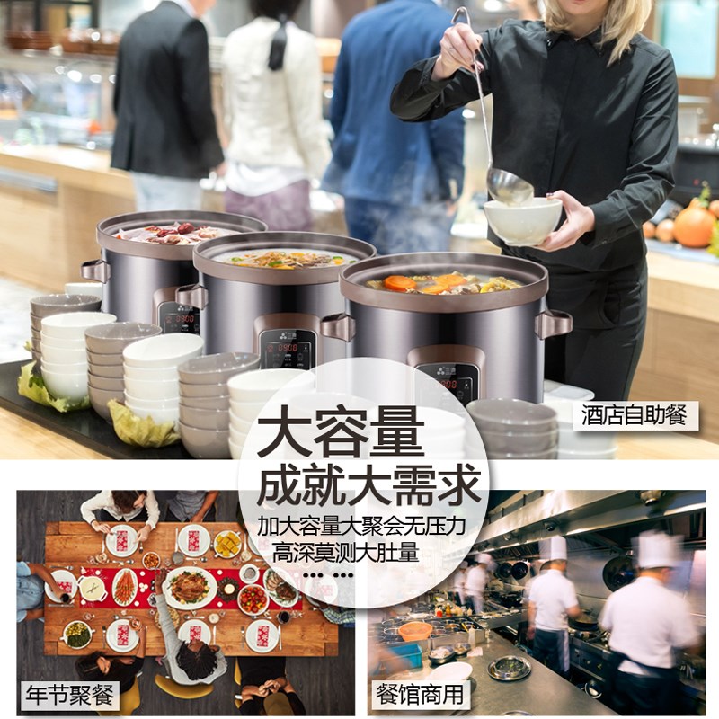 三源紫砂锅炖锅煲汤家用煮粥锅熬粥煲粥不溢锅真沸腾电炖锅炖汤锅