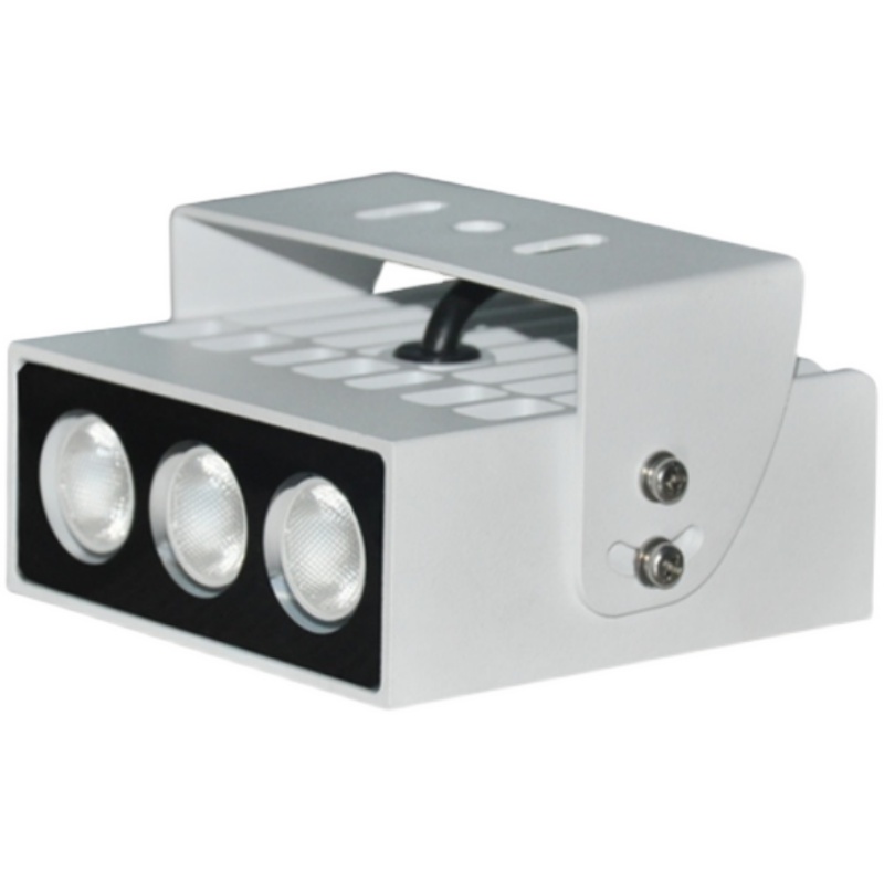 卡口摄像机LED白光灯 雪亮工程吊装补光灯道路监控护罩机辅助光源