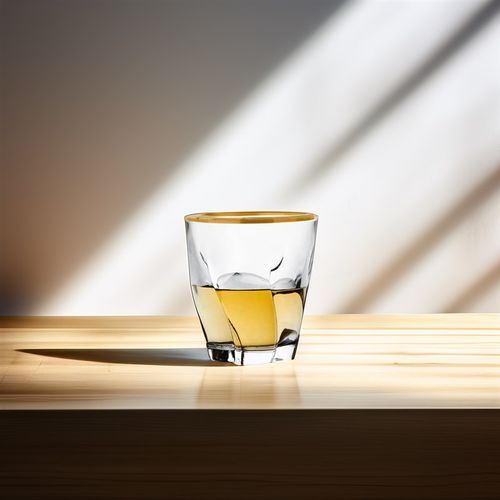 捷克原装进口Bohemia水晶威士忌杯洋酒杯水杯手工描金22K真金