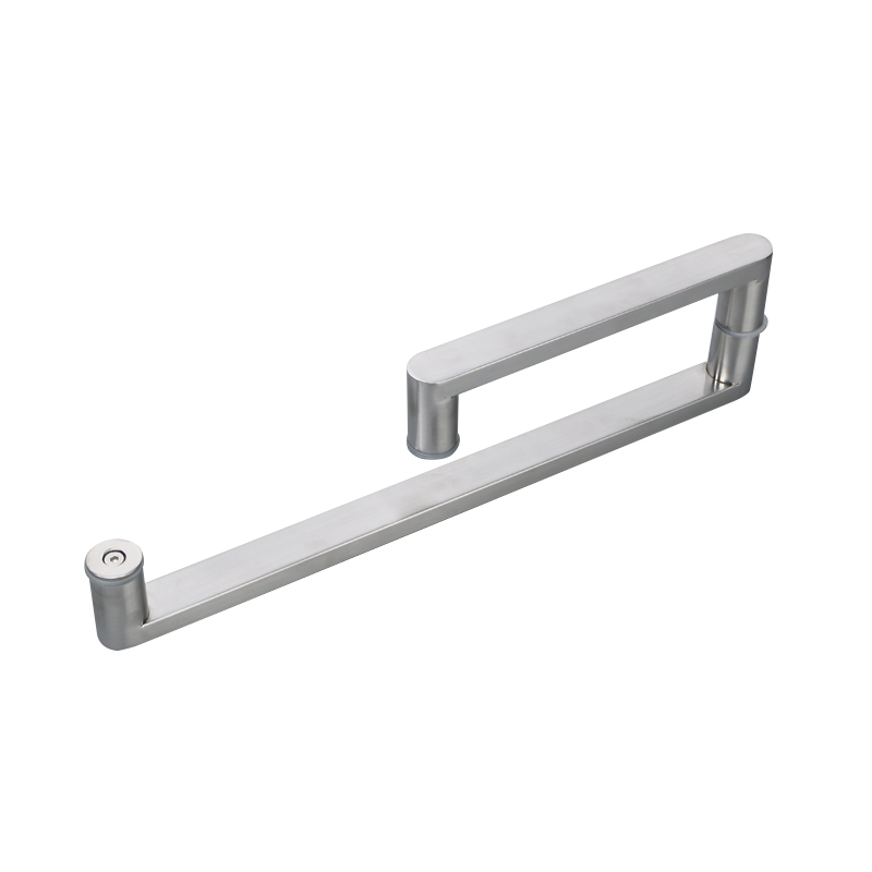 淋浴房拉手浴室玻璃门卫生间推拉门把手30不锈钢加厚方管L型拉丝