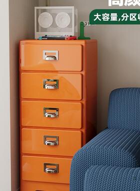 日式卧室床收头柜复客厅边43466几柜五斗柜约网红床头柜简塑料纳