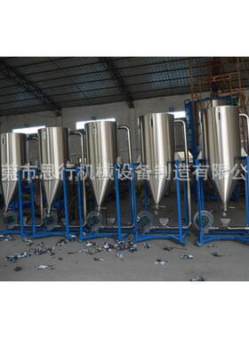 风送储机料桶套挤出造粒配不料锈钢储料仓PBP移动式塑机辅上储蓄