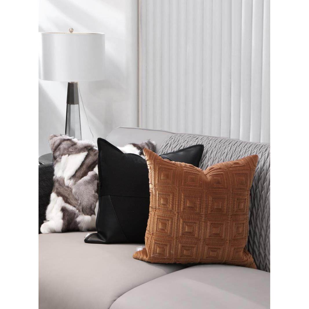 EQ4F抱枕沙发客厅轻奢酒枕店F767SS97样板间意式枕床头腰靠套靠背