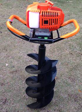 手提打打桩植树机挖洞机37990洞两冲程大式功率8单人4汽油地钻挖