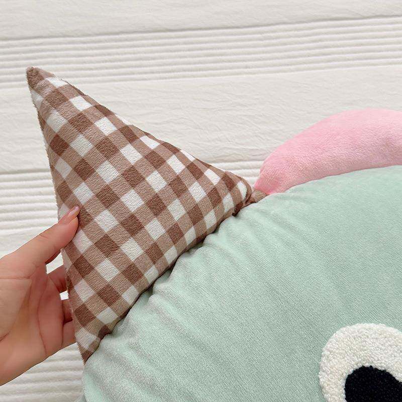 卡通可卧室床bg头靠爱垫拆童房靠枕儿榻榻米抱枕客厅沙发大靠背可