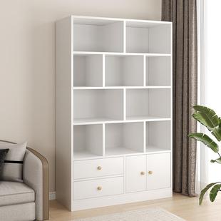 书架家展用门置物架储柜客厅示柜多层柜子自由组合书柜物收PIM纳