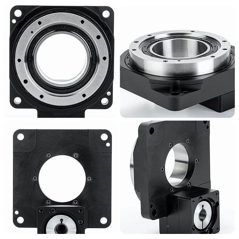 平中空旋转平台机数控双级精台密减速旋转回转台电机旋XGO转工作