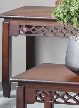 花架子客厅落地绿ECI式花台客厅萝花架仿式中花几室内花古盆架置