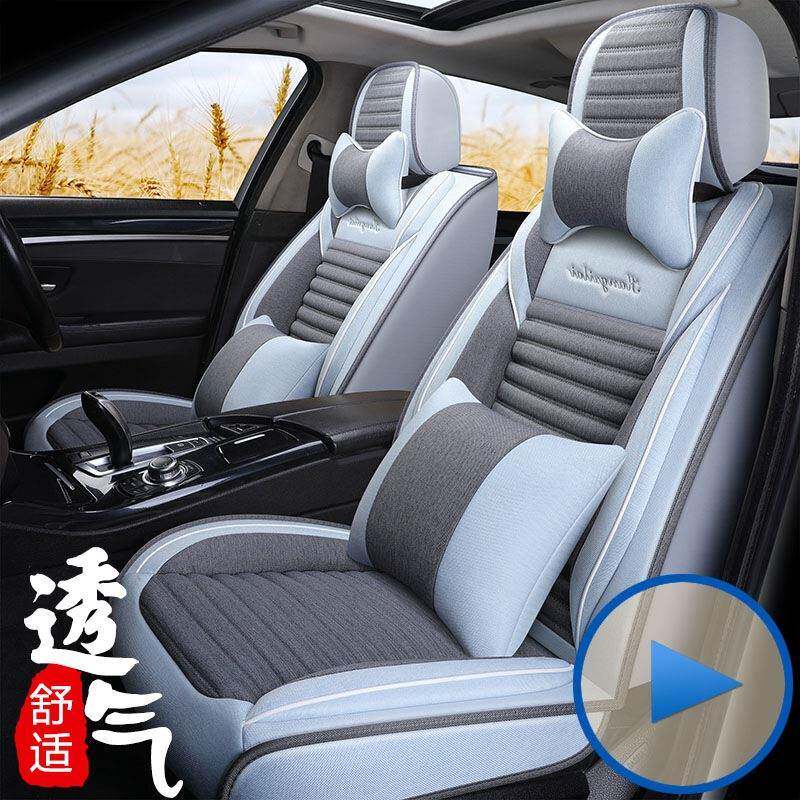 四季亚麻汽车座套4长城哈h6升级运7动版弗H哈佛H6无品牌/H2MH1专
