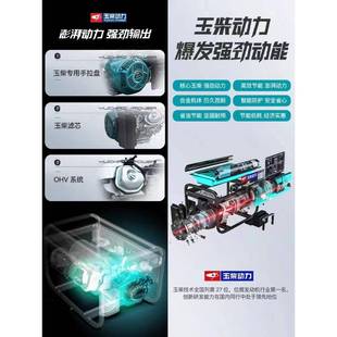 10K W千瓦小型汽油发电机家用单相220V3830V低 6玉 KEB柴动力5