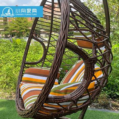 小舟吊篮藤椅室内家用吊床秋千阳台摇椅掉鸟巢吊兰懒人摇篮椅