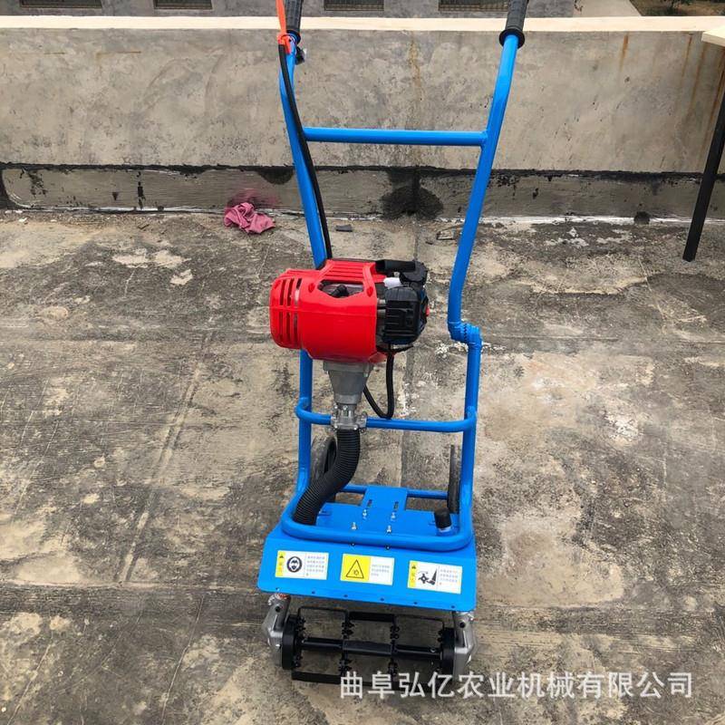 畅销轻距便小型汽油除草机手推式无死角园土松机果窄行LGV菜园锄