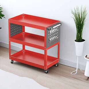 多功能工具车加厚汽修维修车间零件小手推车三层移动置物收纳架子