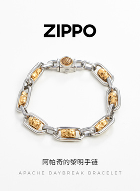 阿帕奇的黎明钛钢手链男士