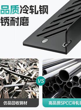 电脑移主机托架台机箱置物架带TThggzrw滑加高固定式托轮盘支架动