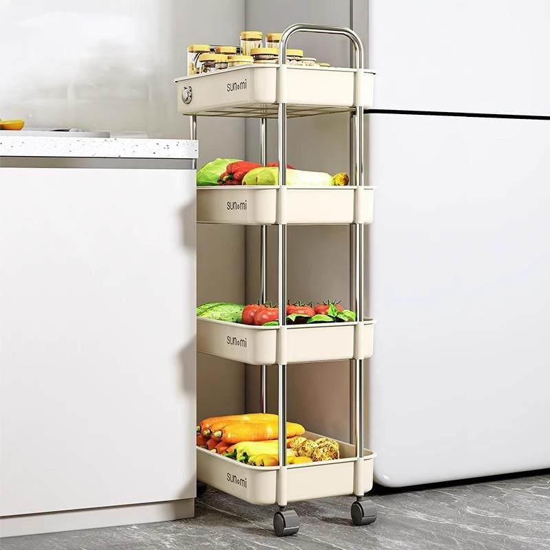 厨不锈钢菜篮子能放置物架落EAC地多层收纳架果蔬调房味料多功小