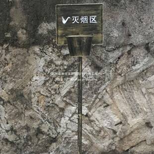 烟灭烟无品牌/桶户烟外立式烟区灰缸公共场所大号灭柱烟蒂烟头桶