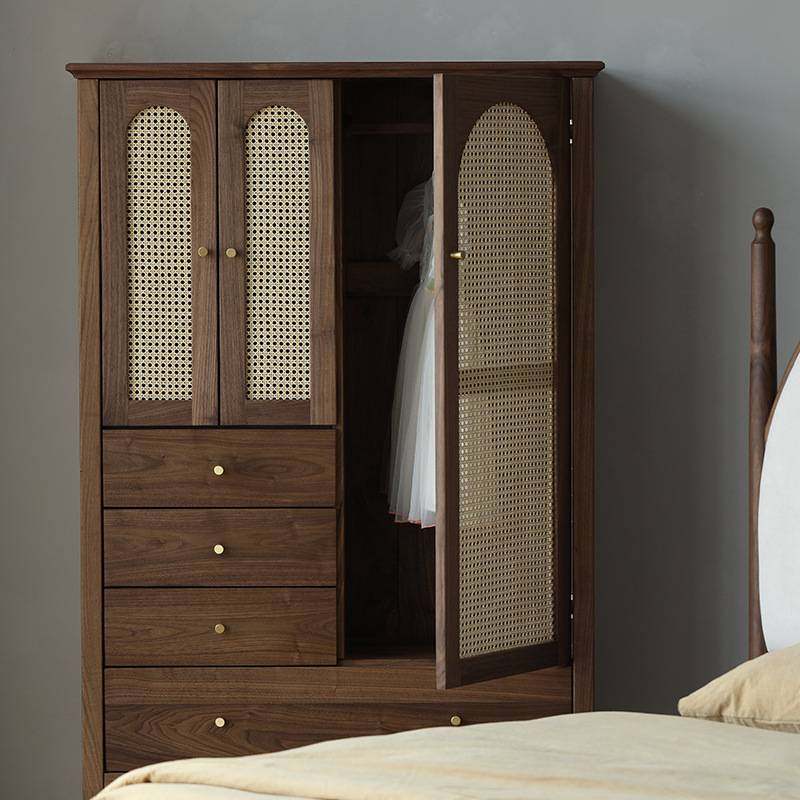 全实木儿童衣柜黑胡桃木藤编复古式储物柜原木简约卧室衣柜收纳柜,玩具/童车/益智/积木/模型,垂直悬浮玩具,淘宝优惠券,粉丝福利购,淘宝优惠卷