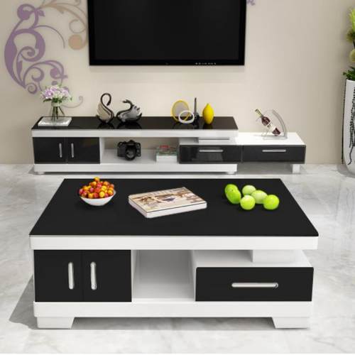 现简约钢琴烤漆茶几茶桌钢化型ZGS玻璃面家用客厅代小户几电视柜