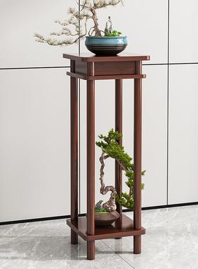 台室内花架子多描花架白色LMJ花几仿层实木落地金客厅阳置物架吊