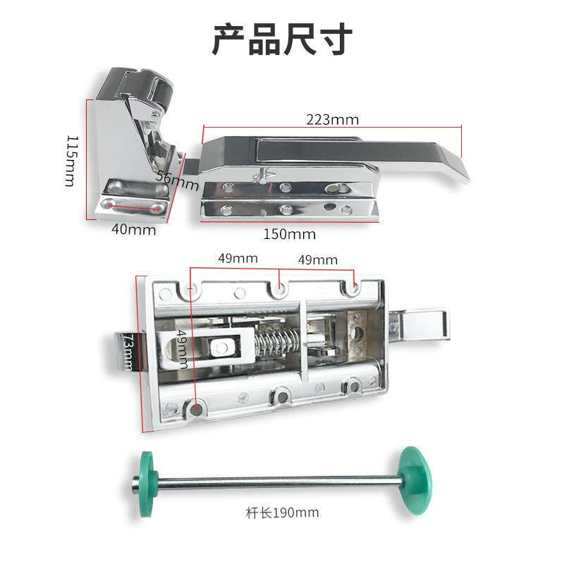 1700冷库门锁冰无品牌/库安全锁门工业拉手烘箱门手烤箱把把冷库