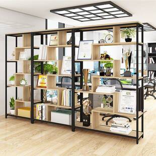 办公室隔断架子网红装饰屏风落地书架工业风置物架花槽花架矮隔断