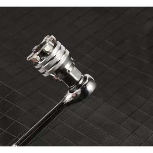 魔术钒套筒电铬钢装 棘轮大扭矩扳组合套万用加长动维ROW修 可调式