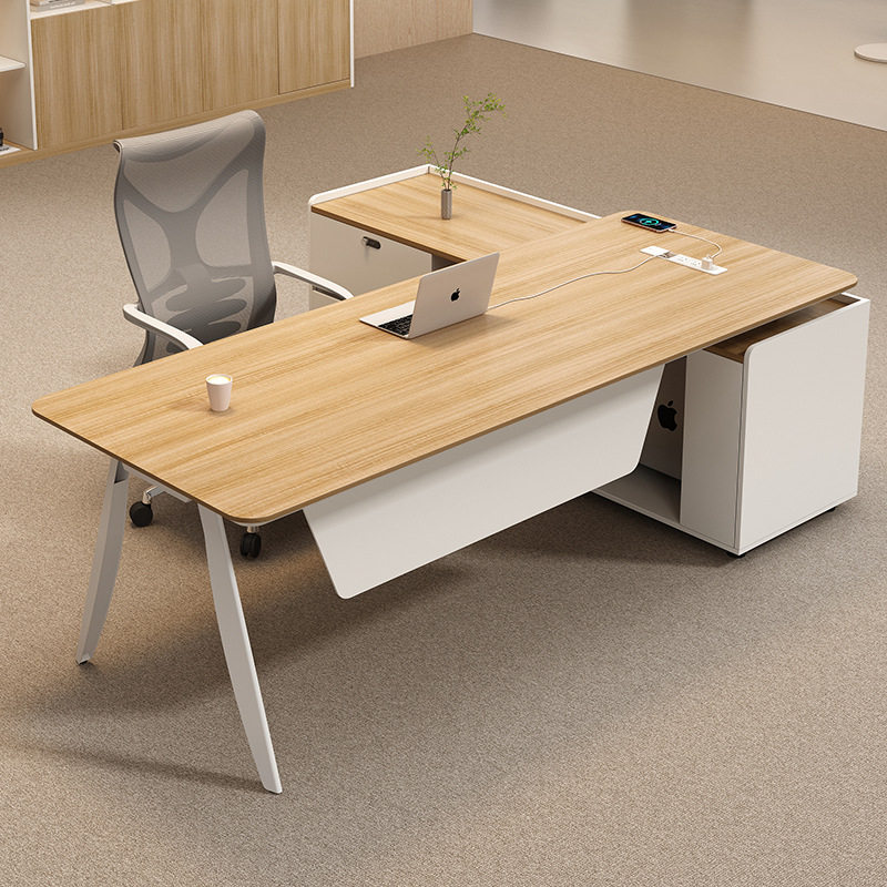 仟杰老板办公桌简约时尚经理桌现代主管班台办公室小型老板桌子