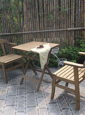 便学携式实木折桌餐桌家简易小桌子吃用饭户外阳台摆摊叠PFS26759