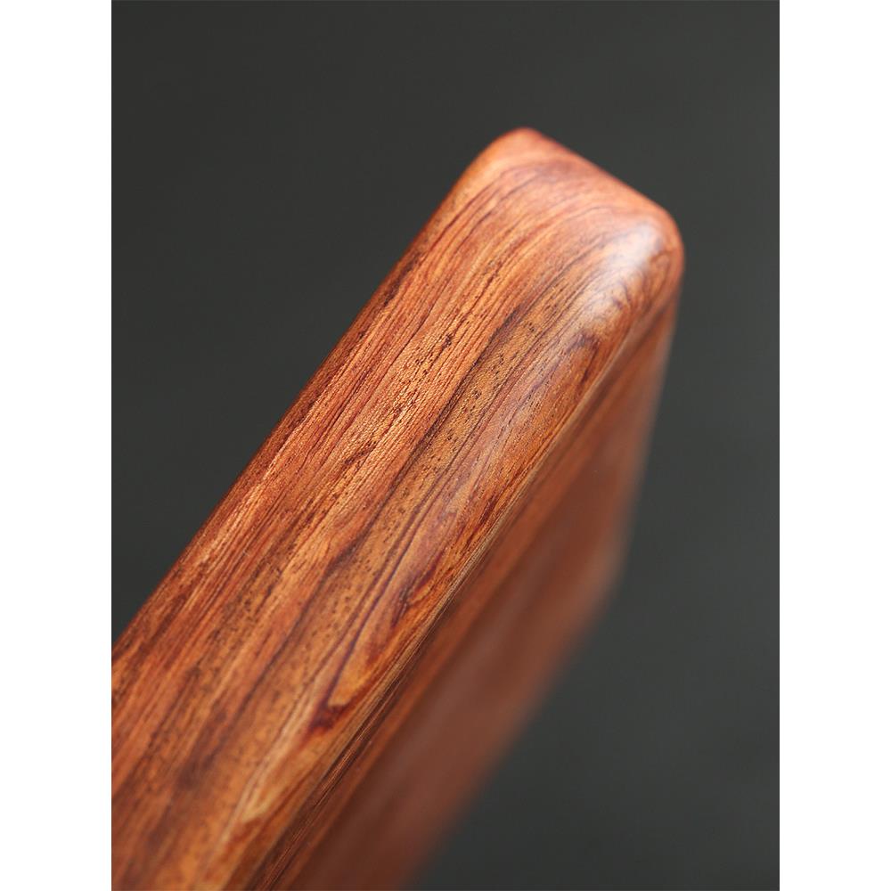 A6L无品牌/整块巴花梨木配茶托盘西实木质盘茶长方形都承盘茶件收