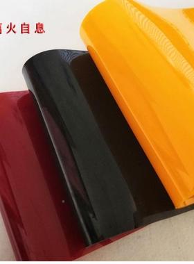 深P8772红色红弧光胶帘深色焊接防护帘防遮光半透明深红色塑料VC