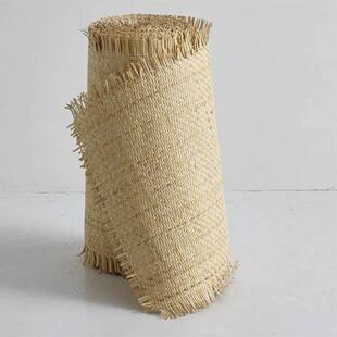 真藤席印尼真藤条藤编材料上白席笪藤编材料天然印尼手工编织网