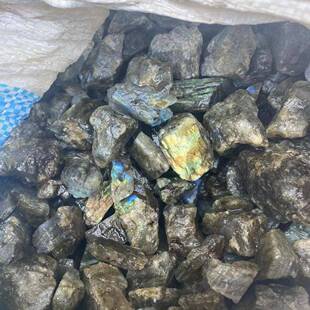 然长石日光石月光效应石天水ART晶扩项原矿碎石拉毛料原石