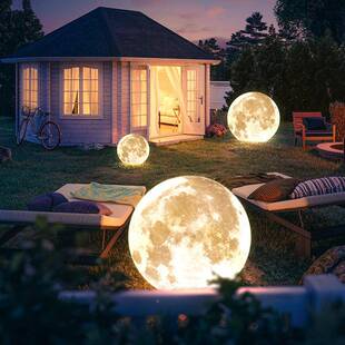 户月球灯庭院见描述外草坪花园围公园景观灯氛景区灯创意月亮地灯