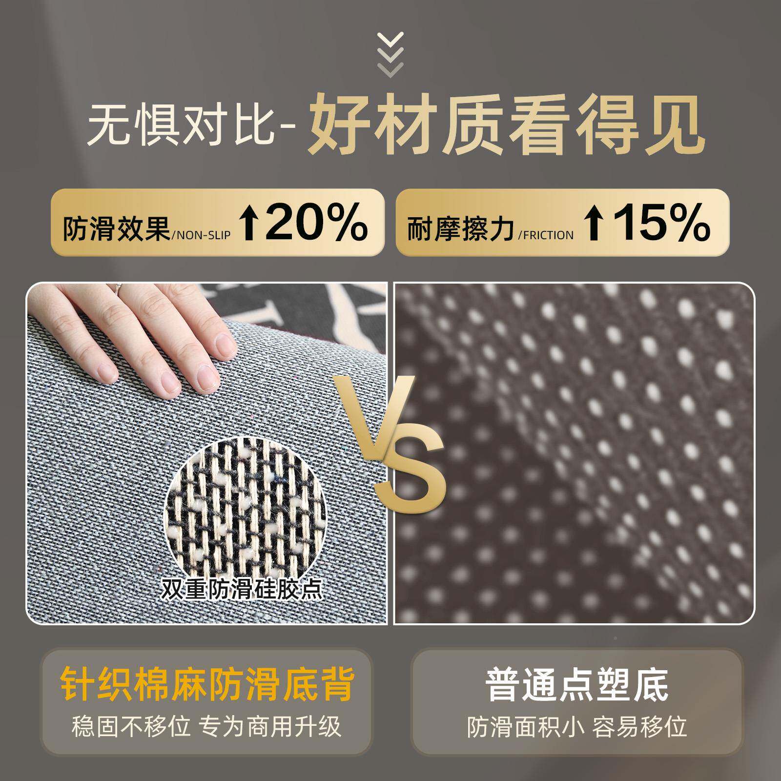 欢迎光临门门垫商用酒店门防滑地垫入户迎YHM16314宾进门地毯定制