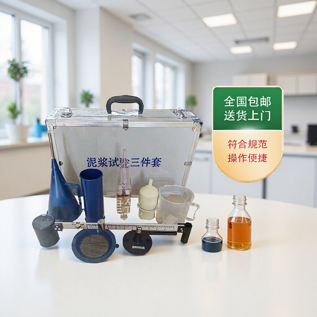 泥浆三件套测定仪全套精准测量密度/粘度/含砂量工程钻井打桩专用
