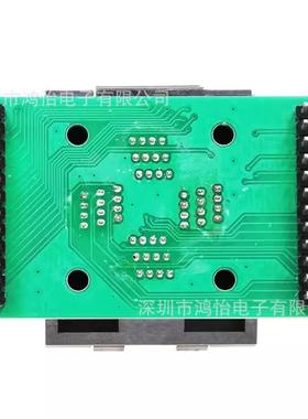 HILU厂家QFP8-0.5mm翻盖M弹POL片烧录iC51-04484-806I座C测试座