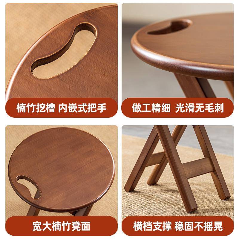 简易折叠圆家饭F9775S9S用吃椅子吧台小凳子脚高板凳户外休闲便凳