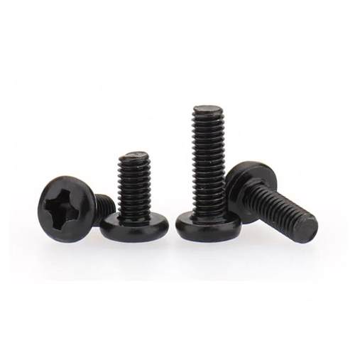 丝BM黑色螺十字槽头螺丝大圆头机螺丝大盘头机大螺IQQM2.5/M3/M钉