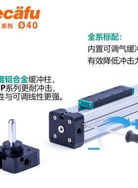 德国美登MEDAN机械式无杆气缸PLF40系列-行程0100-1000